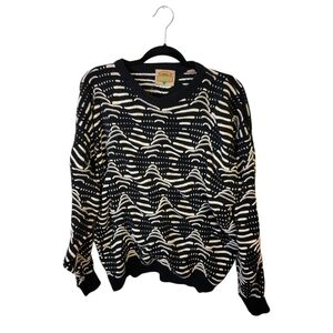 Vintage Brad Richards Acrylic Knit Sweater Size XL
